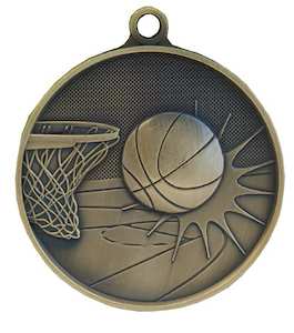 Basketball Antique Medals – 70mm