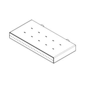 DUO: TD-3205 - Upper s/s baffle plate Tropicair