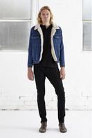 Clothing: Rollas - denim sherpa, rinse - trouble &. Fox + sidecar mens &. Womens clothing online - new zealand