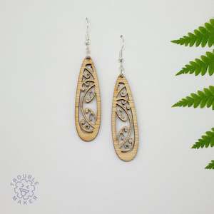 Kowhaiwhai Teardrop Earrings