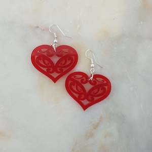 Manawa Heart Earrings