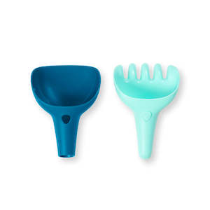 water toys: Rake & Digger Tools- Blue & Teal