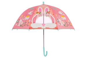 umbrella: Woodland Bunnies (with peep window) - Colour Change Umbrella