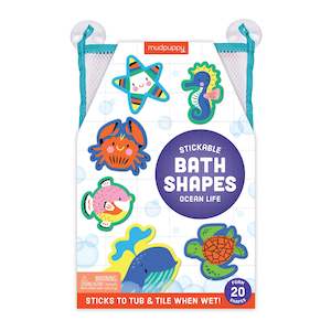 Bath Toy: Ocean Life - Stickable Foam Bath Shapes