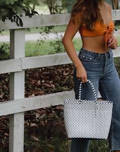 Clothing: Mimmi Terra Eco Tote - Stracciatella