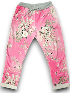 Helga May Pink Potpurri Cornelia Joggers