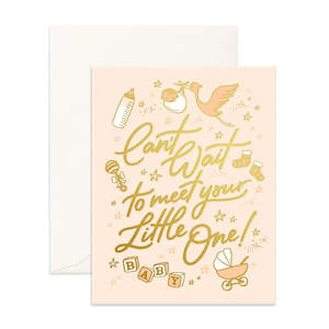 Fox & Fallow Can’t Wait To Meet Your Little One Greeting Card