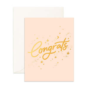 Clothing: Fox & Fallow Congrats Greeting Card