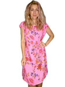 Helga May Neon Pink Garden Bloom Bundle Kennedy Dress