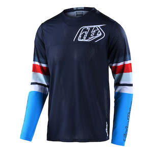 Gp Air Jersey Warped Blue / Red