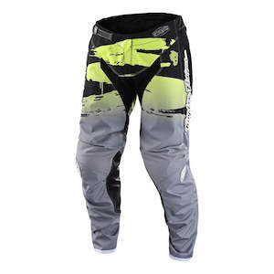 Clothing: GP PANT BRUSHED BLACK / GLO GREEN