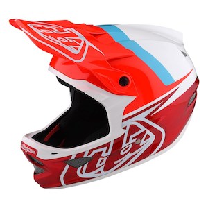 D3 As Fiberlite Helmet Slant Red