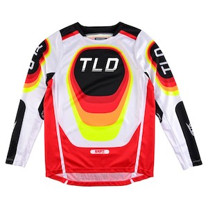 Clothing: YOUTH GP PRO JERSEY REVERB RED / WHITE