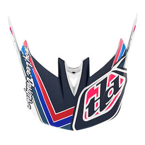 Clothing: D4 VISOR BLOCK BLUE / WHITE