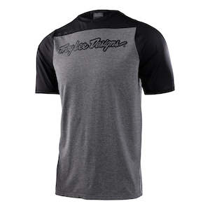 Skyline Ss Jersey Signature Heather Gray / Black