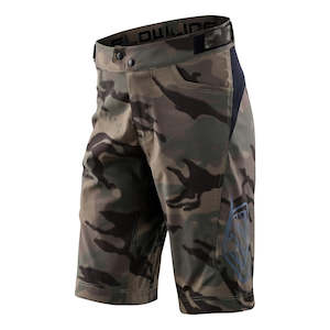 Flowline Short Shell Spray Camo Army | Youth