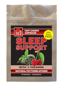 Sleep Support Tart Cherry Skin Capsules w/ L-Theanine - 50% Extra FREE Tru2U