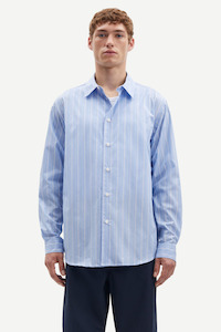 Samsøe Samsøe Brunnera Blue Small St. Sadamon X Shirt