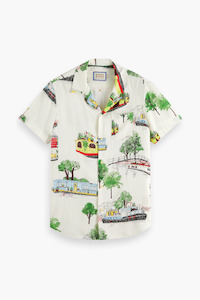 Mens Sale: Scotch & Soda Canal Boats Printed Shirt