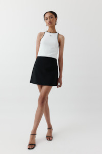 Womens Skirts: REBE Black Mini Skirt