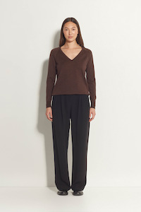 Juliette Hogan Espresso Academy Sweater