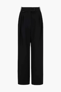 Harris Tapper Black Bonded Adam Trouser