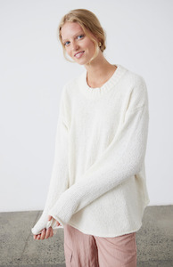 Laing Milk Slouchy Knit Sweater