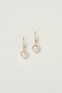 Charlotte Penman Gold Madre Pearl Earrings