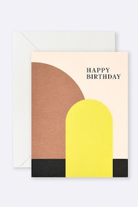 Lettuce: Lettuce Card | Happy Birthday Chartreuse Arch