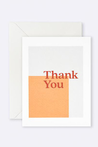 Lettuce Card | Thank You Orange Square