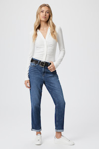 Paige Whatever Distressed High Rise Brigitte Jean