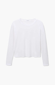 Perfect White Tee White Axel Long Sleeve Harley Top