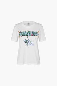 Baum Und Pferdgarten Green Graffiti Jawo T-Shirt