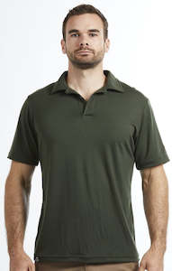 Mens: Short Sleeve Polo Shirt | Olive