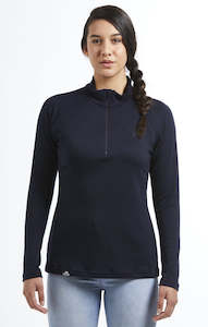 Womens Hilltop Quarter Zip Jersey | Navy