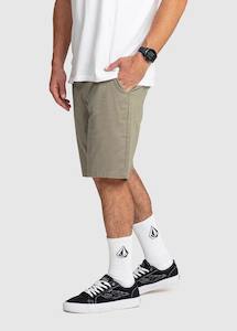 Clothing: Volcom Fricken Modern Stretch Shorts 21" - Khaki