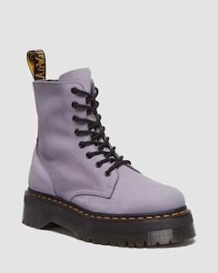 Clothing: Dr. Martens Jadon III 8 Eye Boot - Lavender Frost Buttersoft