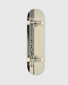 Globe G0 Strype Hard Complete Skateboard Black/Off-White 8.0"