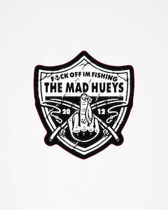 The Mad Hueys Raider Fk Off Fishing Sticker