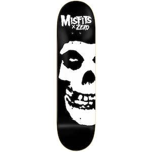 Zero Misfits Legacy Fiend 8.0" Black / White Skateboard Deck