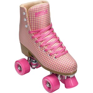 Impala Rollerskates Pink Tartan