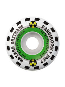 Hazard Emergency Conical Wheels 56mm - White/Green