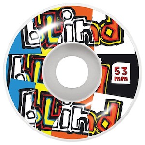 Clothing: Blind OG Ripped Wheels 53mm Multi