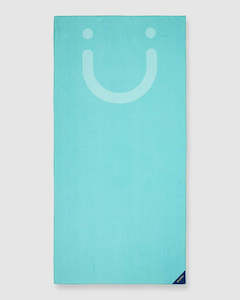 Dritimes TEAL STAPLE BEACH TOWEL