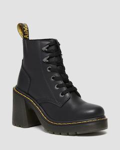 Dr. Martens Jesy 6 Eye Boot - Black Sendal