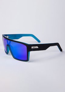 Unit Command Polarised Sunglasses - Black / Sky