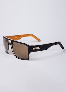 Unit Vault Polarised Sunglasses - Matte Black / Gold