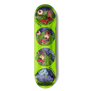 Darkstar Madballs Chrome Cameo Wilson R7 8.25" Skateboard Deck