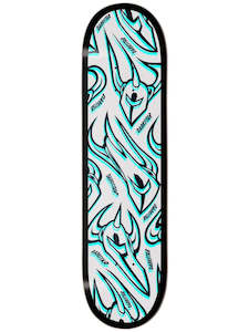 Clothing: Darkstar Overprint RHM 8.0" Skateboard Deck - Blue