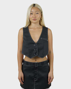 Dickies Del Rio Contrast Cropped Vest